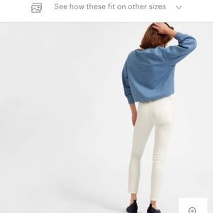 Everlane Jeans - NWT everlane mid rise regular skinny in Bone Everlane Jeans - NWT everlane mid rise regular skinny in Bone